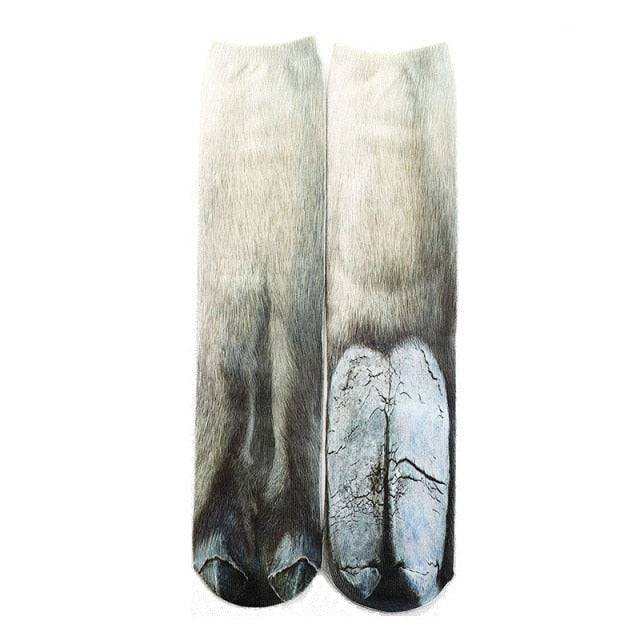 Cat Paw 3D Printed Unisex Socks - Image 19