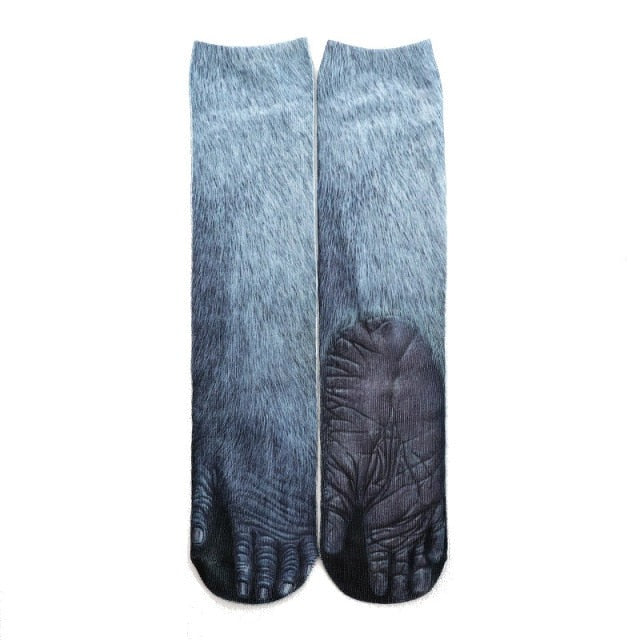 Cat Paw 3D Printed Unisex Socks - Image 16
