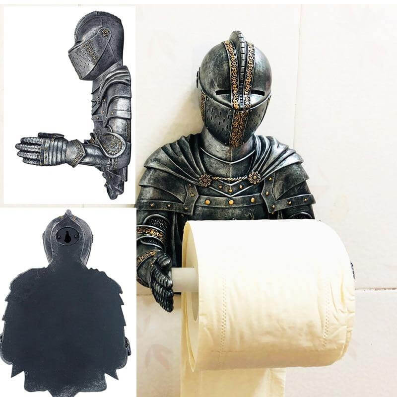 Medieval Knight Toilet Paper Holder - Image 0