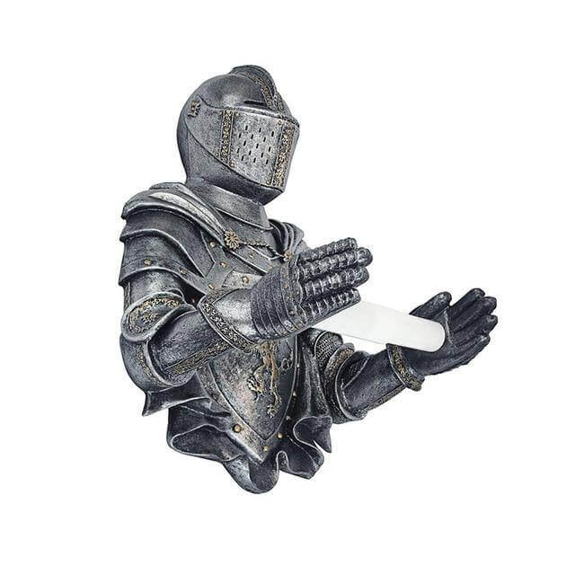Medieval Knight Toilet Paper Holder - Image 1