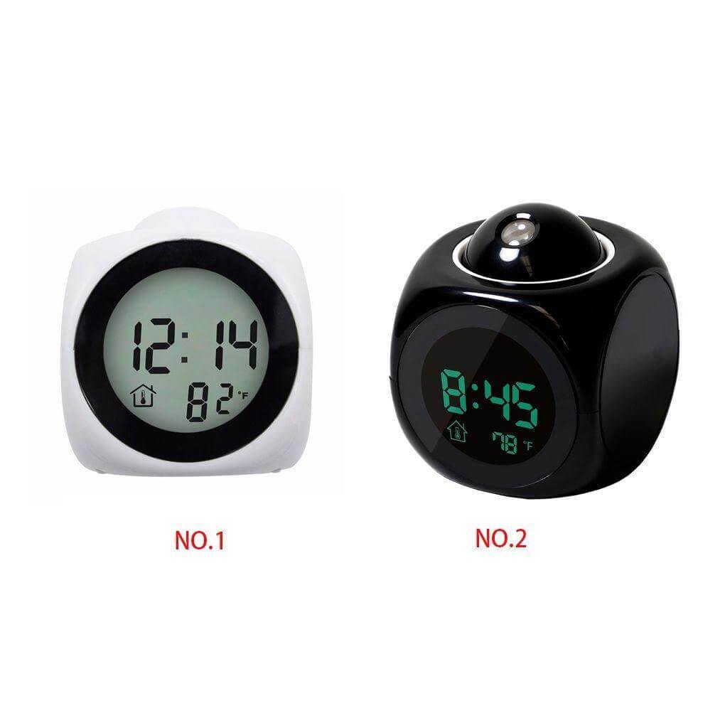 LCD Projection Display Digital Alarm Clock - MaviGadget