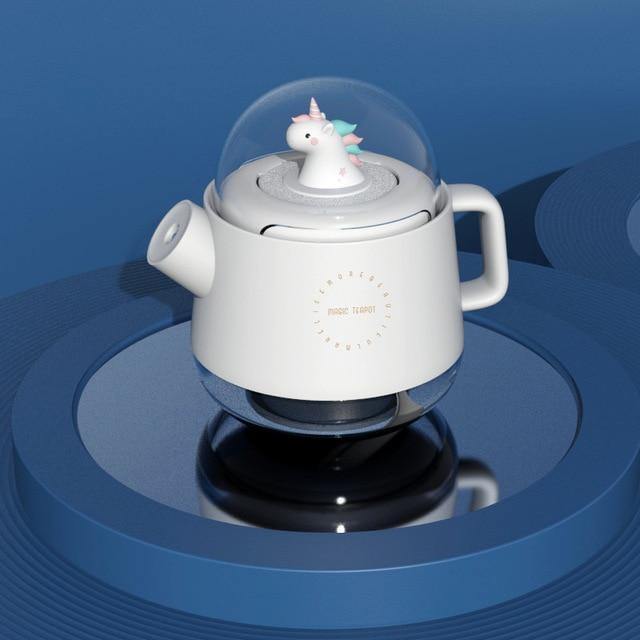 Teapot USB Colorful Air Humidifier Night Light - Image 15