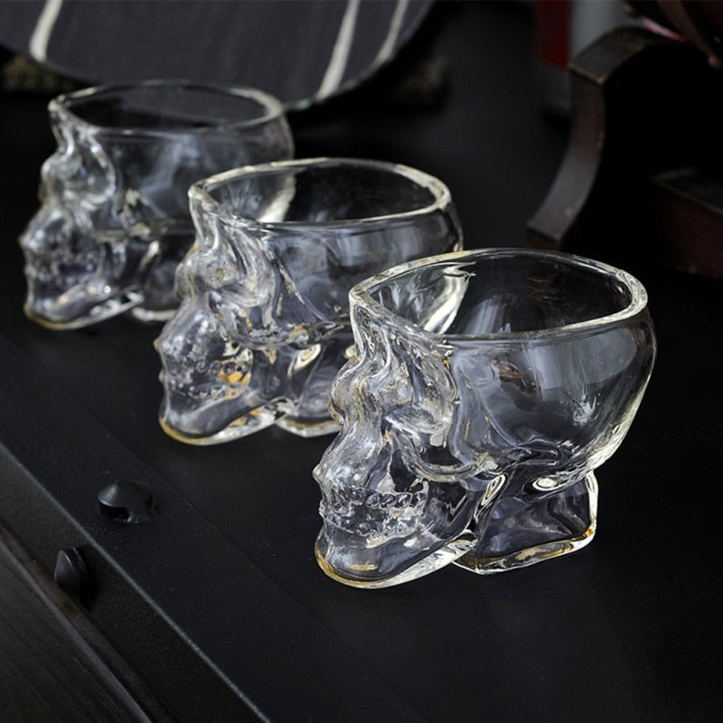 3D Transparent Skull Crystal Mug - Image 2