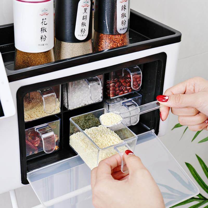 Multifunctional Matils Seasoning Storage Box - Image 5