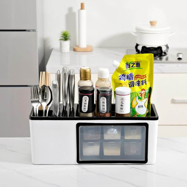 Multifunctional Matils Seasoning Storage Box - Image 3
