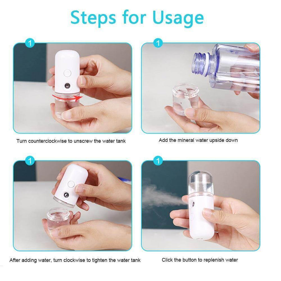 Rechargeable Nano Mist Face Humidifier - Image 1