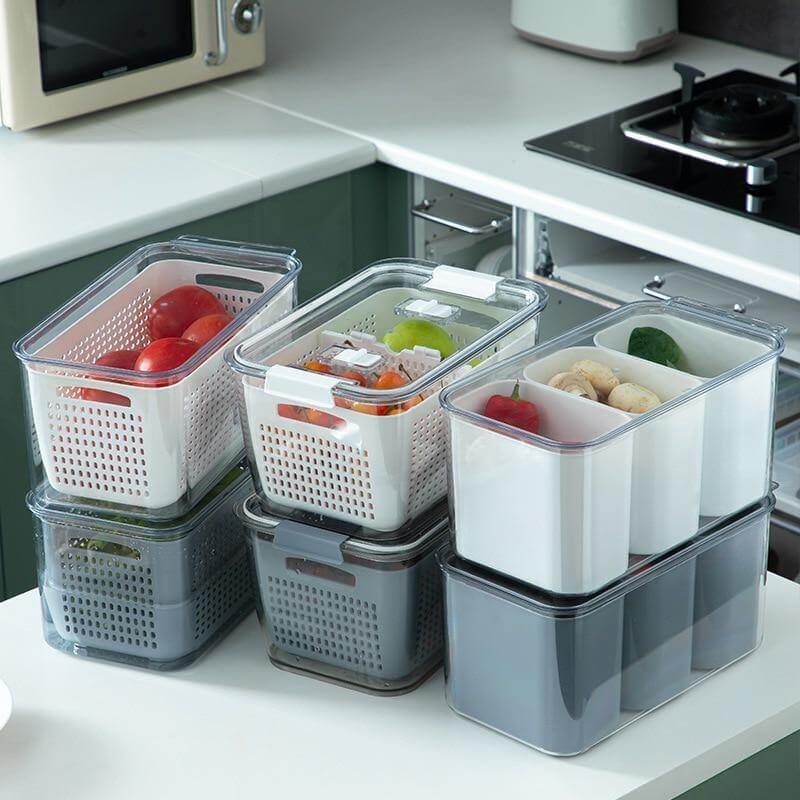 Space Saver Fridge Storage Container Organizers - MaviGadget