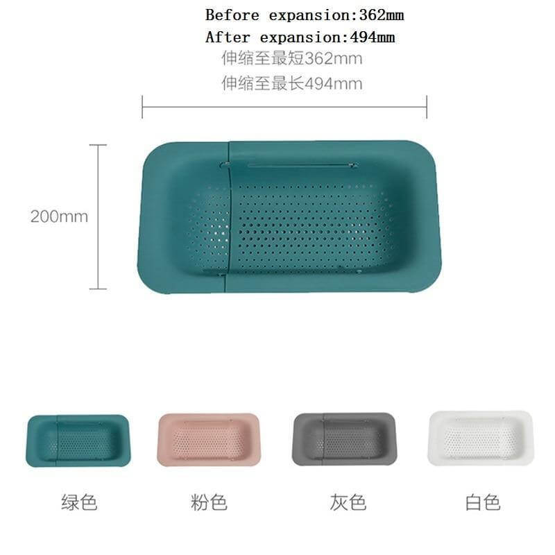 Stylish Extendable Kitchen Drain Basket - Image 4
