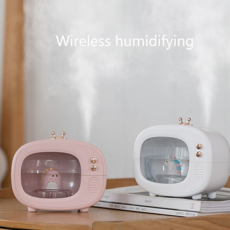 Portable Mini TV USB Humidifier Lamp - Image 11