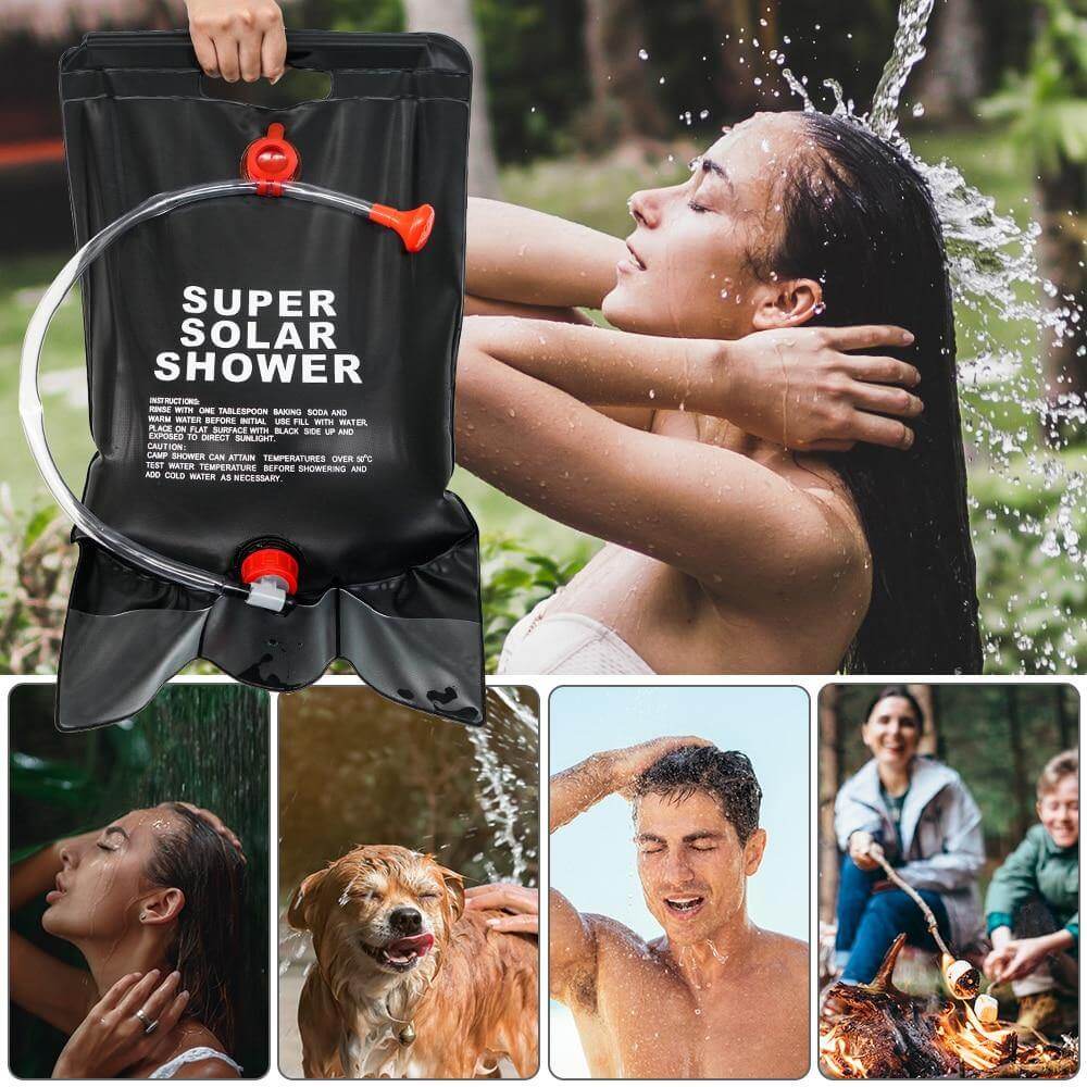 Portable Solar Heated Camping Shower Bag