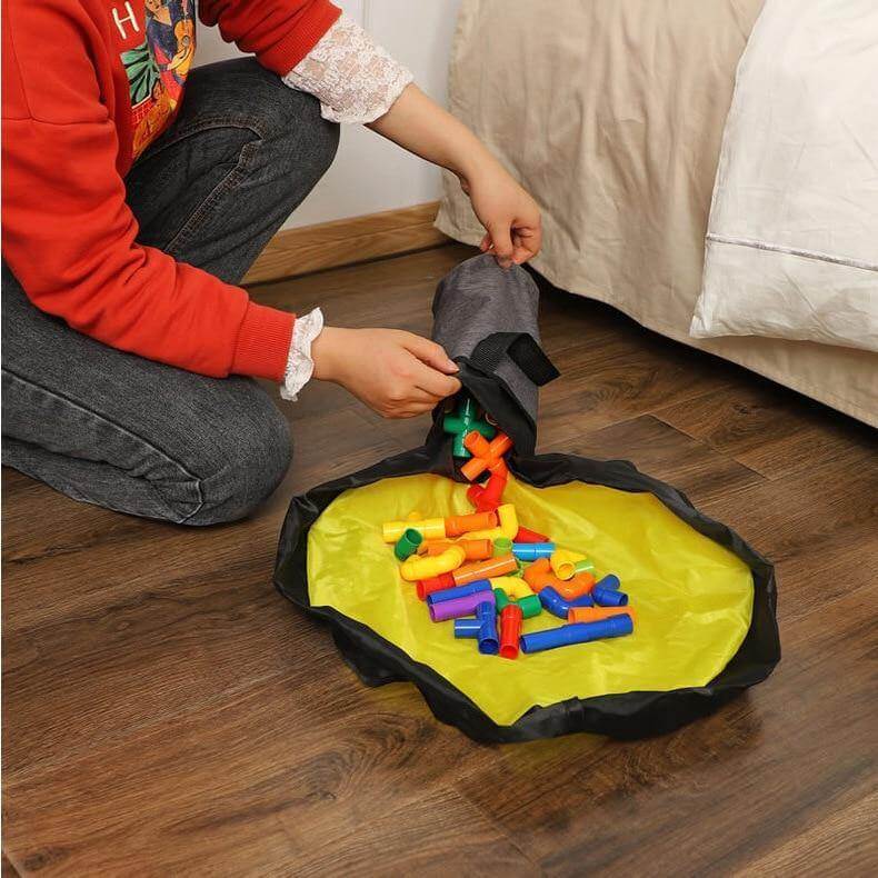 Portable Toy Easy Clean-up Storage Organizer Bag