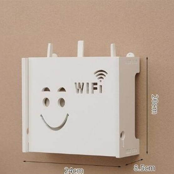 Wall-Mounted Cozy Home Wifi Router Storage Shelf - Image 8