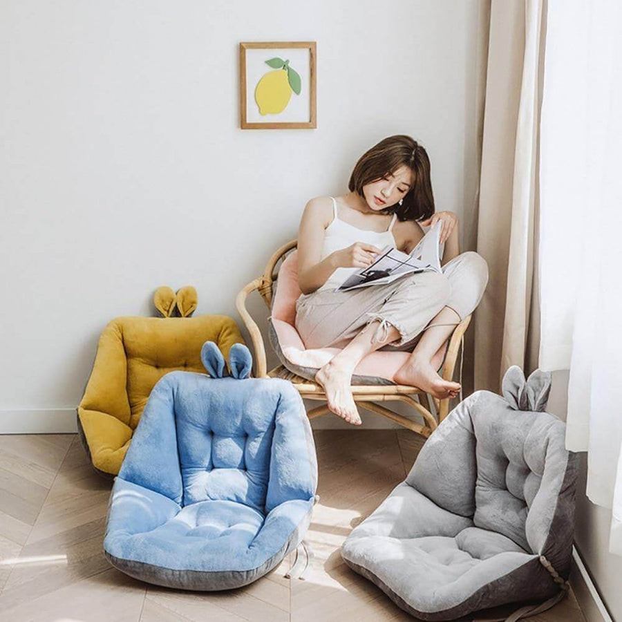 Fluffy Cute Chair Back Cushion - Image 2