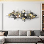 Modern Geometric Acrylic Shining Design Wall Decoration