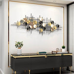 Modern Geometric Acrylic Shining Design Wall Decoration