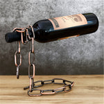 Hanging Magic Metal Wine Holder