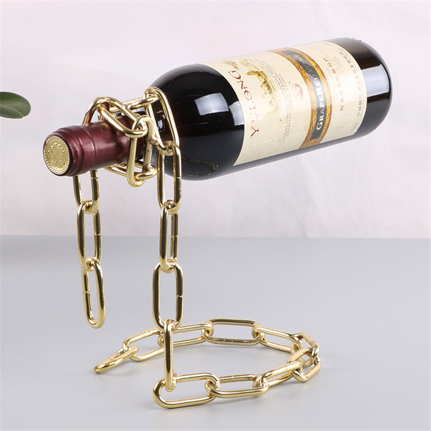 Hanging Magic Metal Wine Holder - Image 3