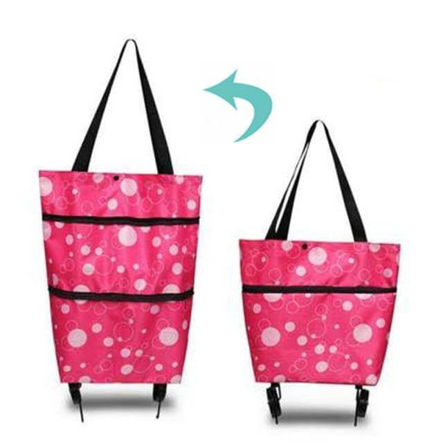 Folding Shopping Bag On Wheels - Image 7