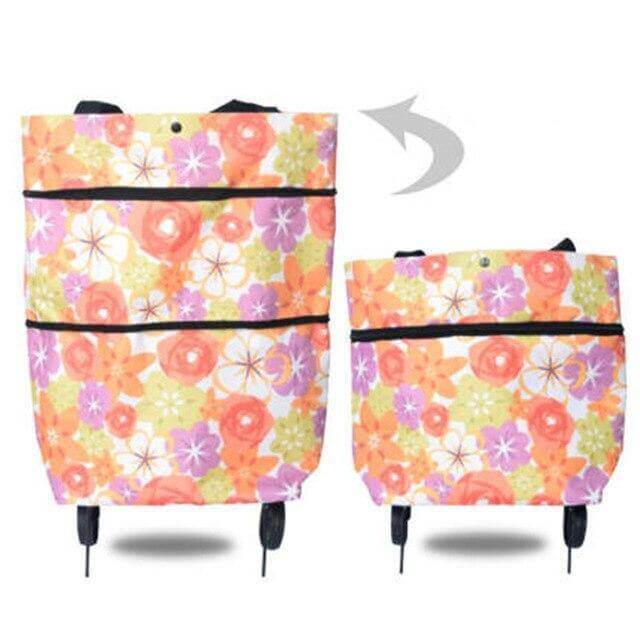 Folding Shopping Bag On Wheels - Image 4