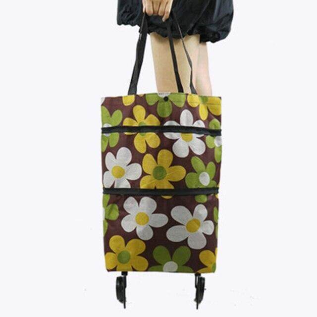 Folding Shopping Bag On Wheels - Image 10