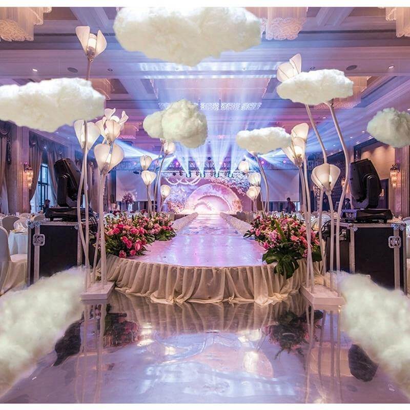Hanging White Cotton Cloud - Image 5