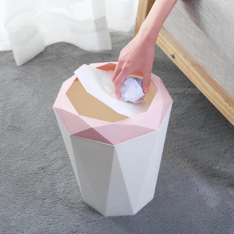 Geometric Creative Trash Can - MaviGadget