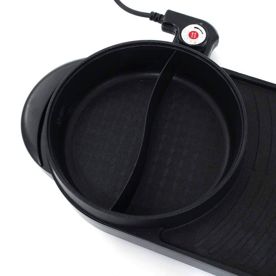 2 In 1 Hot Pot & Barbecue Non-Stick Electric Grill - Image 10