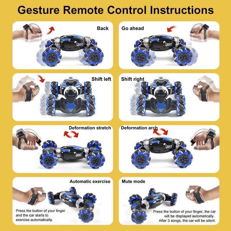 Super-Speed Radio Control Off-Road Gesture Controlled Car