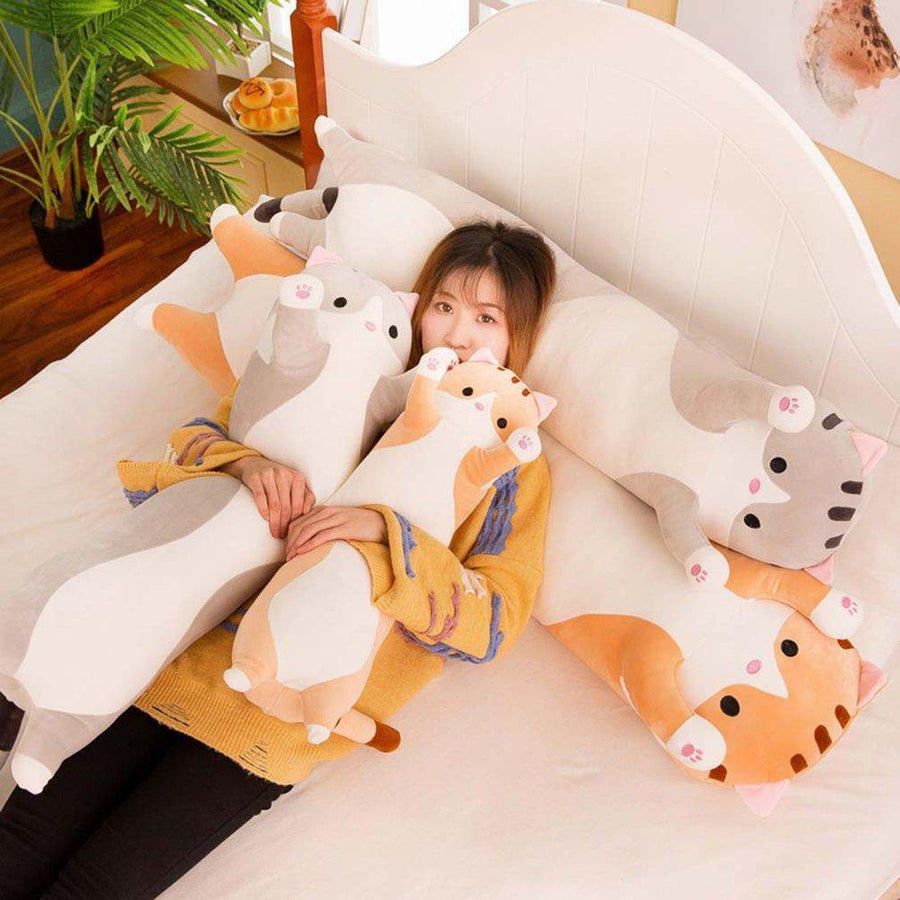 Cute Cat Soft Long Cat Plush Pillow - Image 2