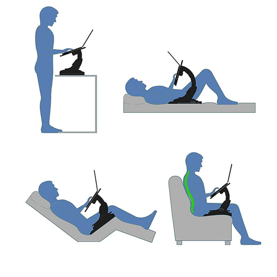 Adjustable Folding Laptop Bed Stand - Image 2