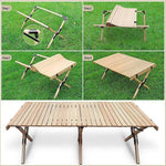 Outdoor Folding Durable Wood Table