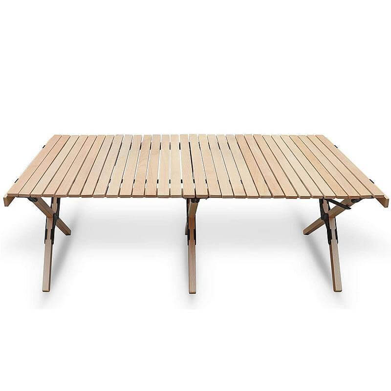Outdoor Folding Durable Wood Table - Image 7