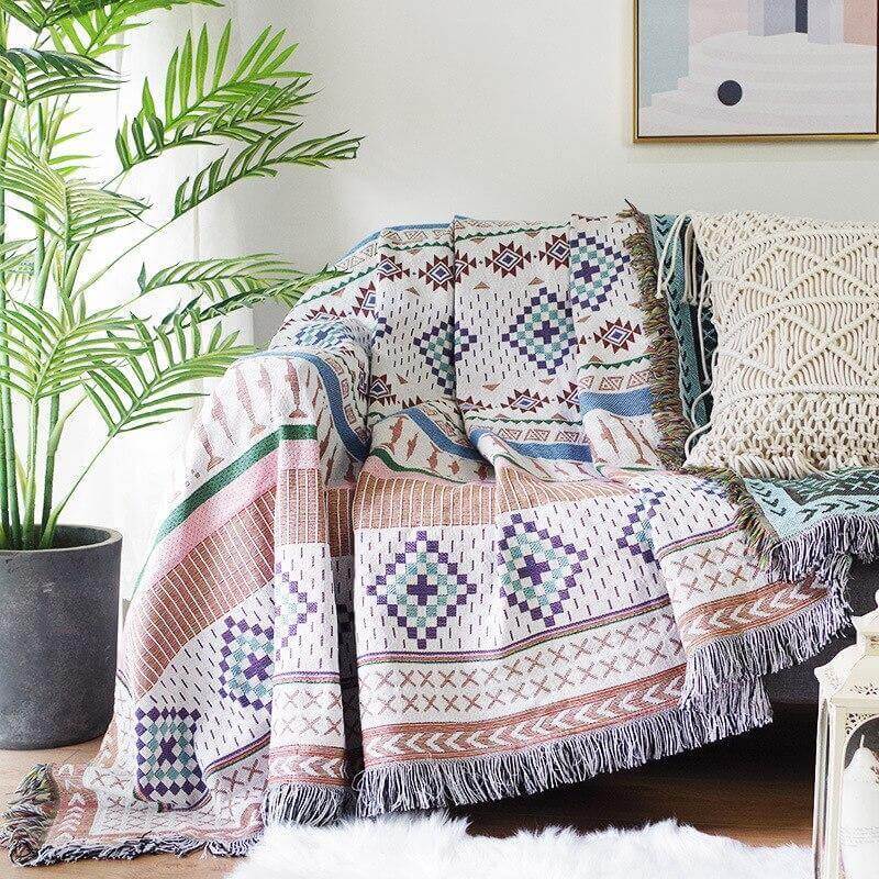 Boho StyleKnitted Blanket - Image 13