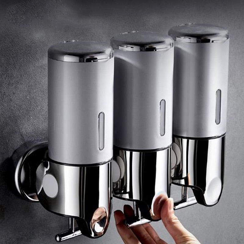 Wall Mounted Bathroom Shampoo Soap Dispenser - Image 0