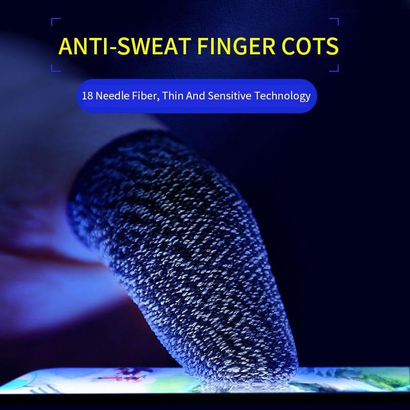 Anti-Sweat Breathable Mobile Game Finger Glove Set - Image 4