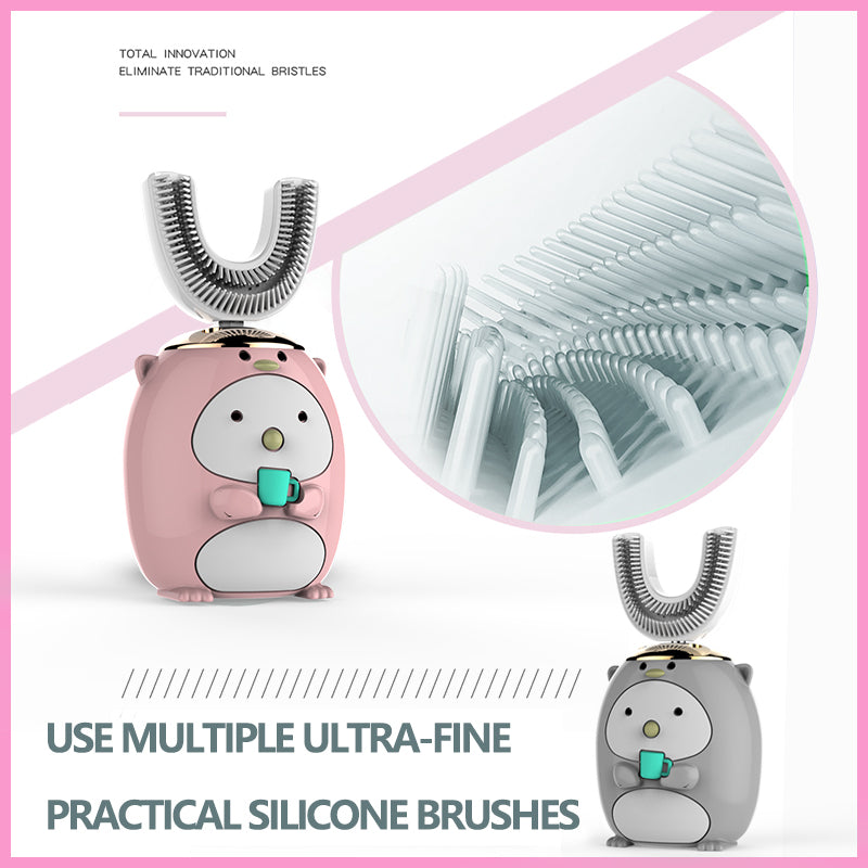 Smart Ultrasonic Silicone Toothbrush for Kids - Image 21