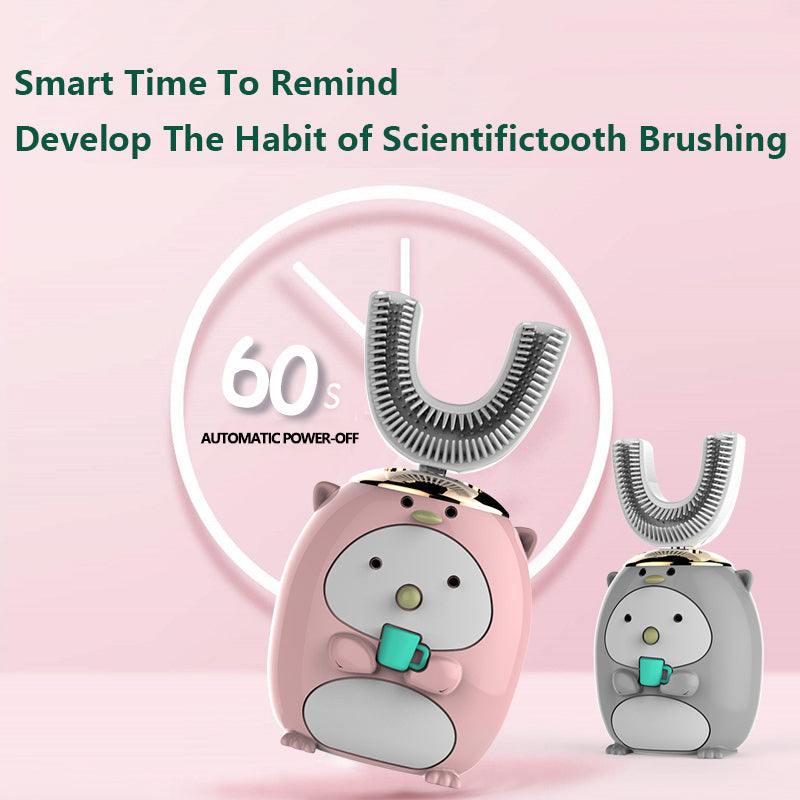 Smart Ultrasonic Silicone Toothbrush for Kids - Image 1
