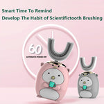 Smart Ultrasonic Silicone Toothbrush for Kids