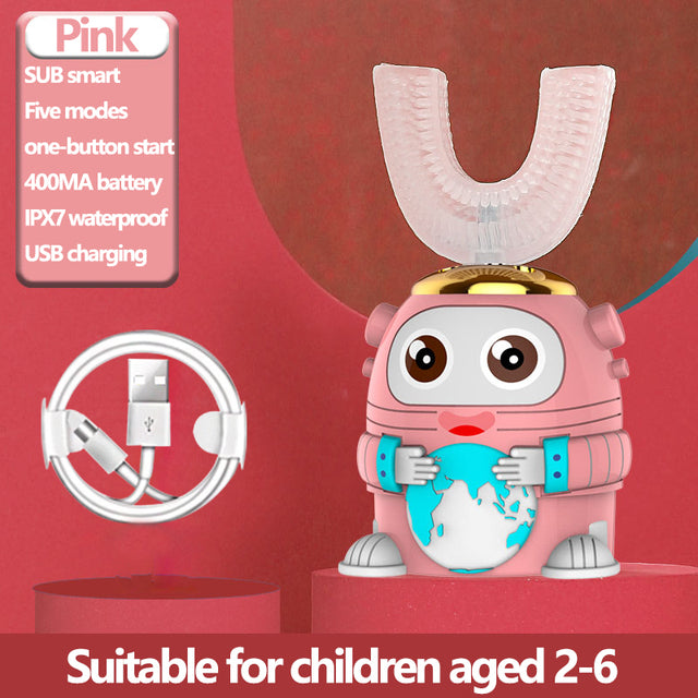 Smart Ultrasonic Silicone Toothbrush for Kids - Image 15