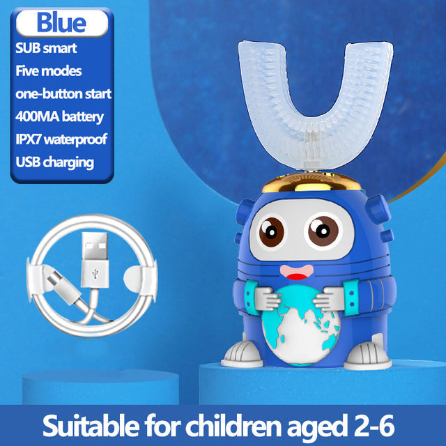 Smart Ultrasonic Silicone Toothbrush for Kids - Image 25