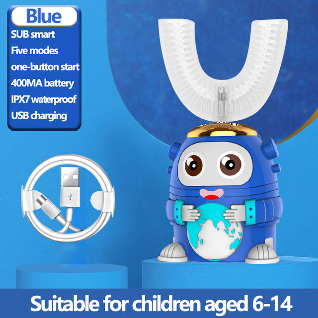 Smart Ultrasonic Silicone Toothbrush for Kids - Image 6