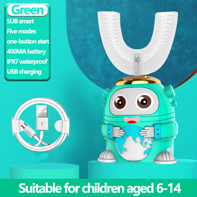 Smart Ultrasonic Silicone Toothbrush for Kids - Image 20