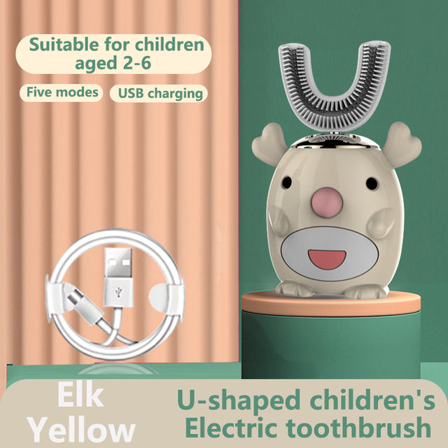 Smart Ultrasonic Silicone Toothbrush for Kids - Image 11