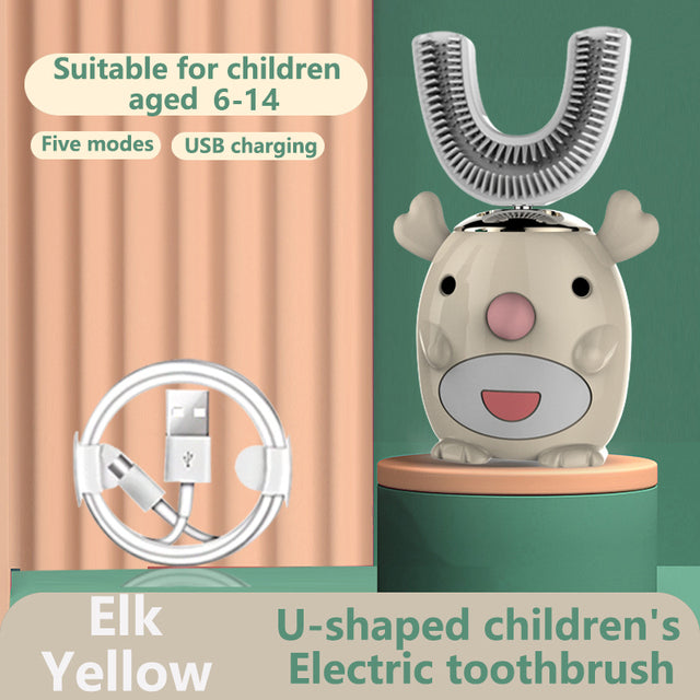 Smart Ultrasonic Silicone Toothbrush for Kids - Image 9