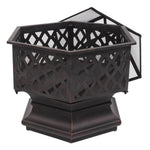 Geometric Garden Fire Pit Stove - MaviGadget