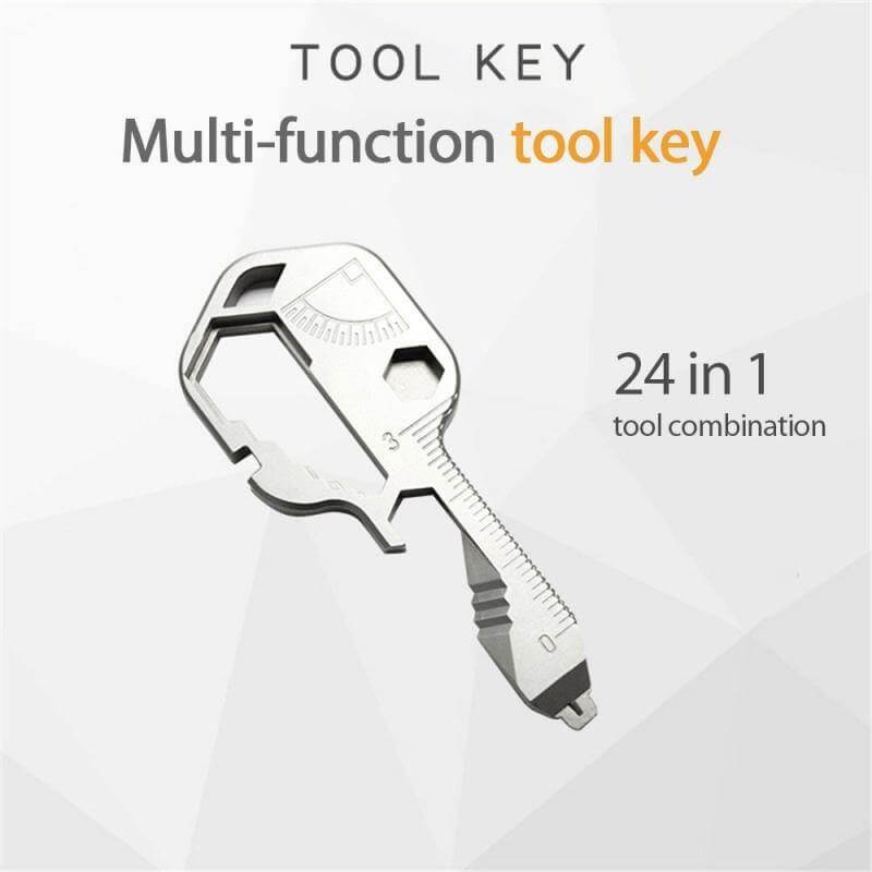 24 in 1 EDC Key Shaped Pocket Tool - Image 6