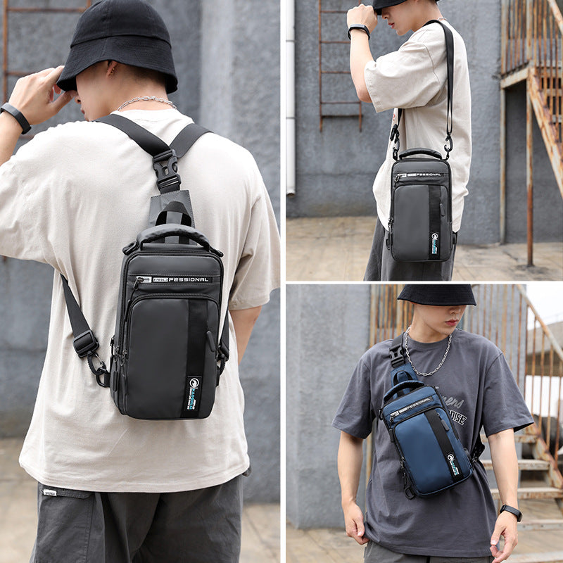 Anti-Theft USB Charging Waterproof Crossbody Bag - Image 4