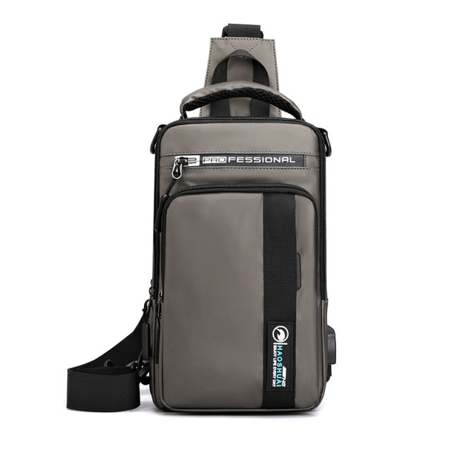 Anti-Theft USB Charging Waterproof Crossbody Bag - Image 9