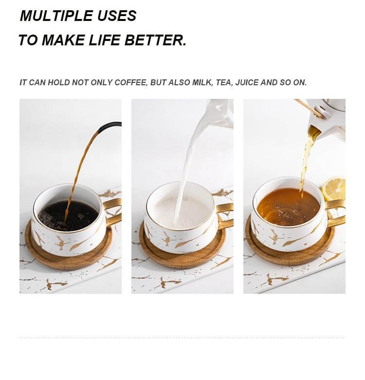 Elegant Nordic Marble Ceramic Coffee Mugs - Image 9