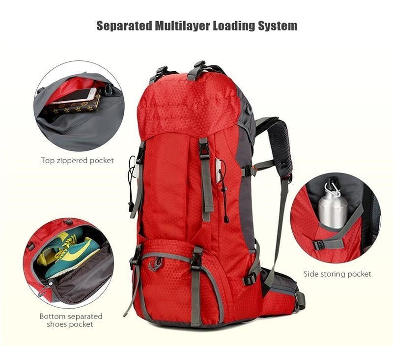 Large Capacity Waterproof Outdoor Travel Backpack